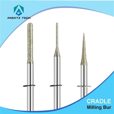 Dental Milling Bur For Cradle Systems