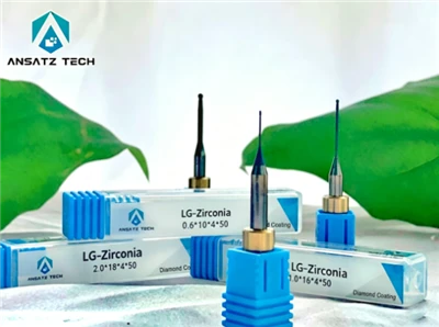 IdealMill Dental Zirconia CVD Diamond-coated Milling Burrs